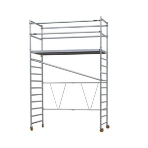 Custers Foldestillads 2,80 m (bred) m/gelænder 130x178