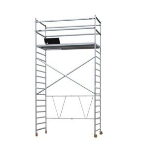 Custers Foldestillads 3,80 m (bred) m/gelænder 130x250