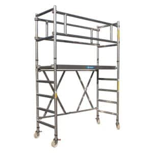 Zarges Z600 Foldestillads 1,55 m (smal) m/ gelænder 75x180