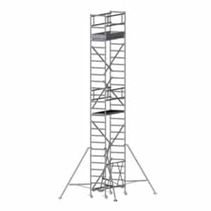 Zarges Z600 Foldestillads 6,55 m (smal) m/ gelænder 75x180