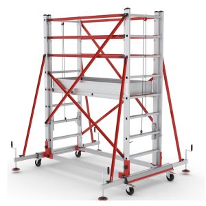 TeleSafe XLN 2-delt rullestillads Arb. højde 4,7 meter