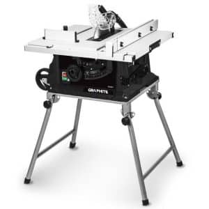 Bordrundsav-stativ GRAPHITE 59G823 4 ben, sort/grå