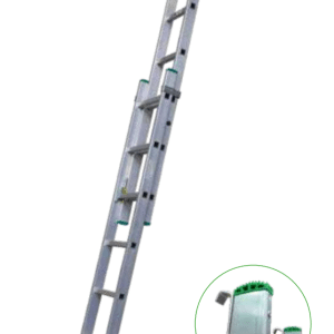 Vectaladder to-delt forlængerstige i Aluminium. Fra 172 til 644 cm 368 cm